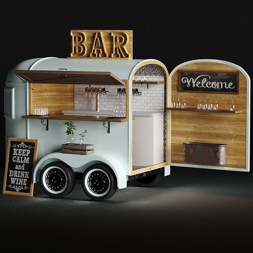 BAR truck 3D model 7