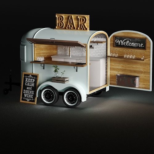 BAR truck 3D model 5