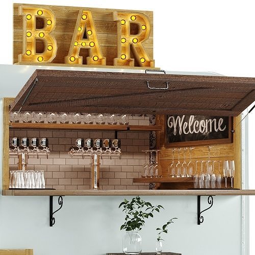 BAR truck 3D model 6