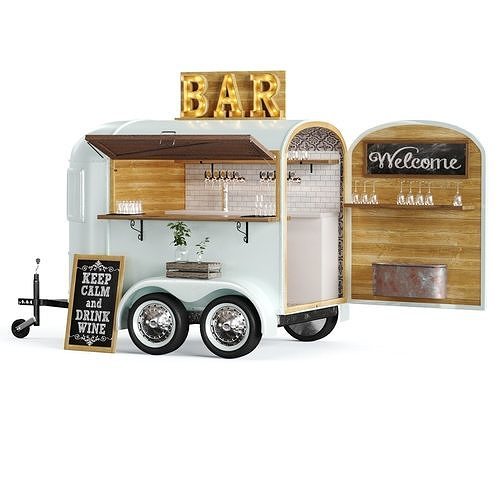 BAR truck 3D model 2