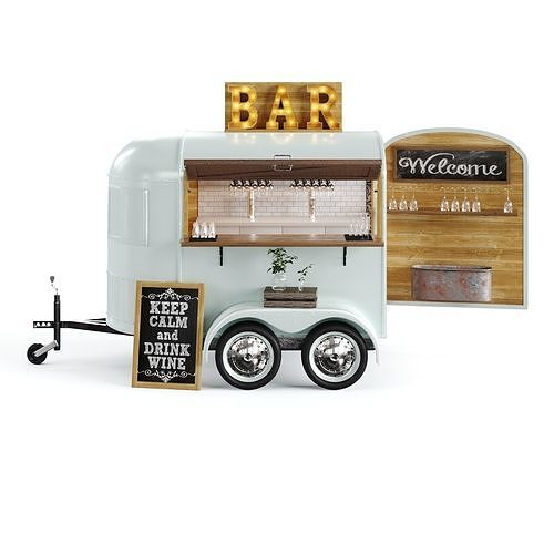 BAR truck 3D model 4