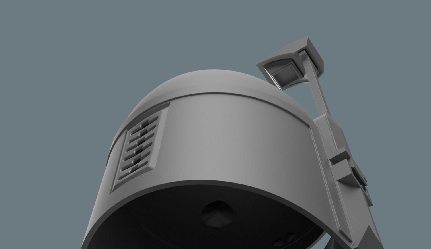 Boba Fett Helmet Mandalorian version 3D print model_1