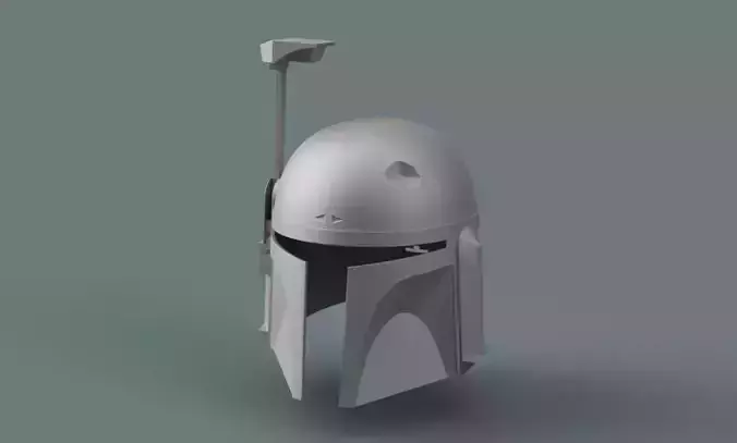 Boba Fett Helmet Mandalorian version 3D print model