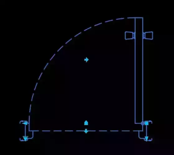 Dynamic Block for a Door indication 