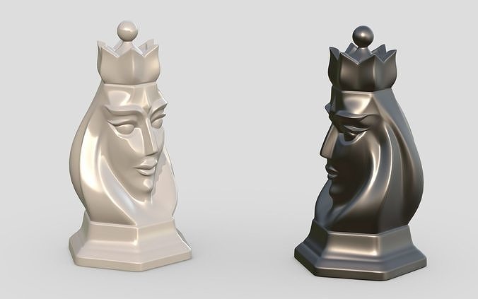 Chess - Strong Figure - Queen 3D print model