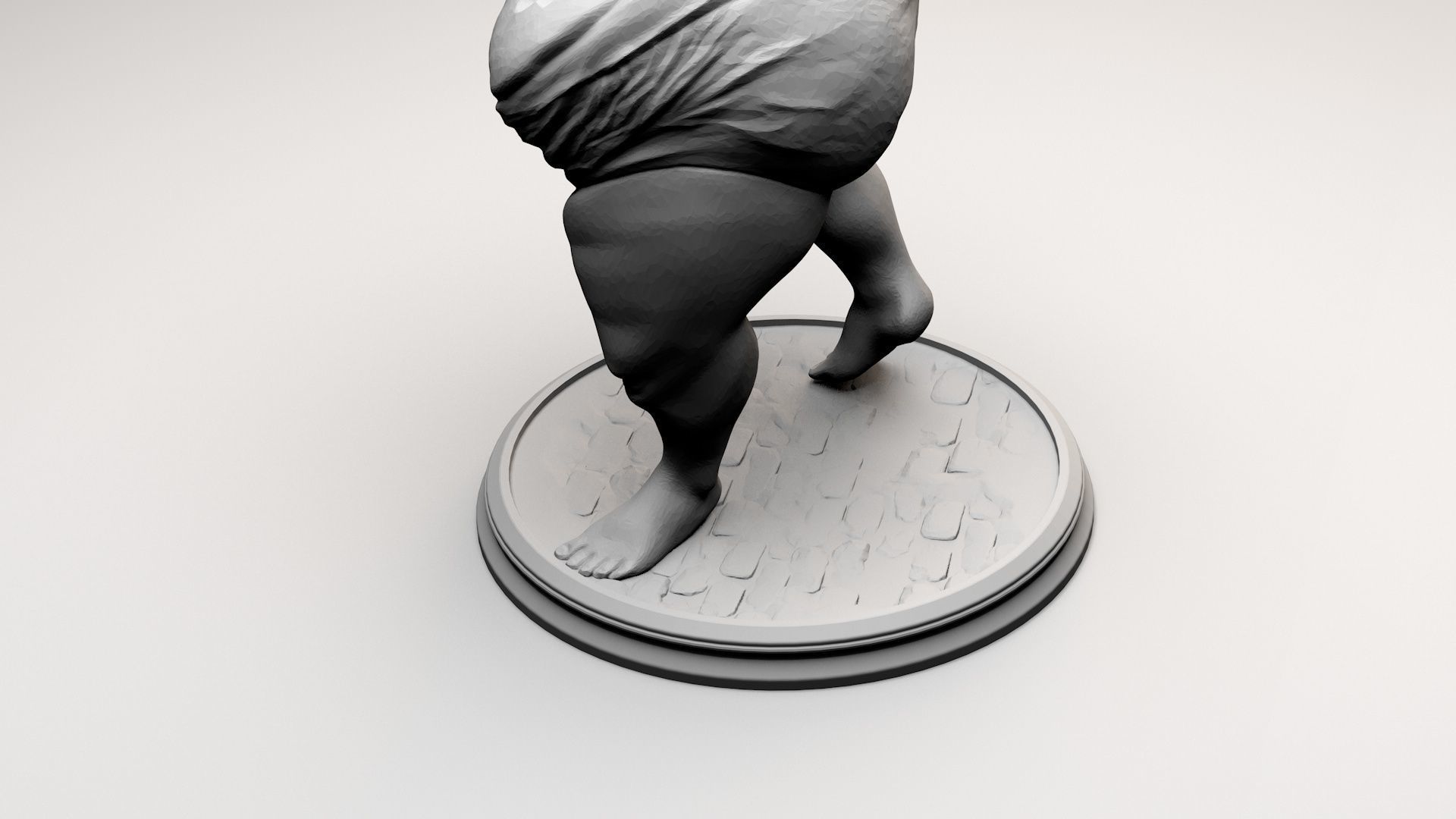 Fat to Fitness Girl 3D print model_4