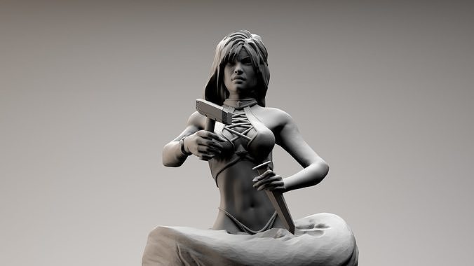 Fat to Fitness Girl 3D print model