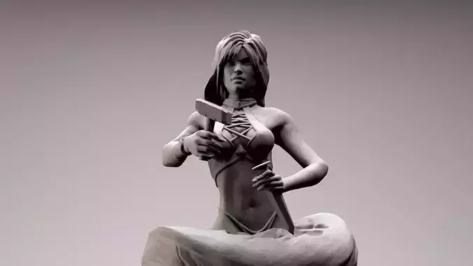Fat to Fitness Girl 3D print model