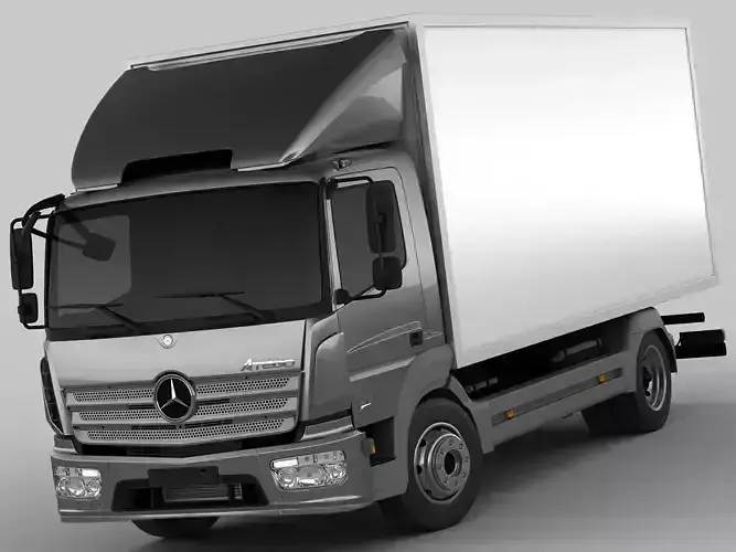 Mercedes Atego 2014 short 3D model