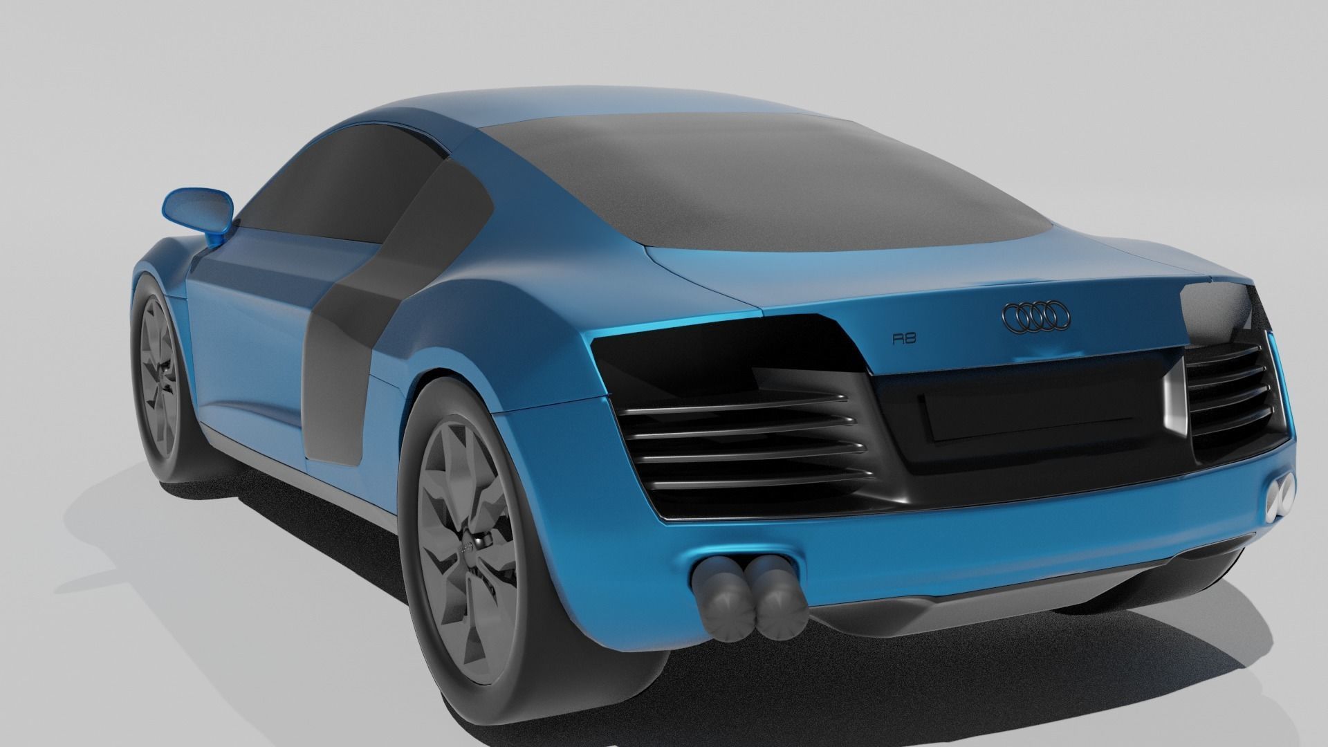 AUDI R8 3D Model Sports Car - Super Car - Hyper Car 3D model | CGTrader