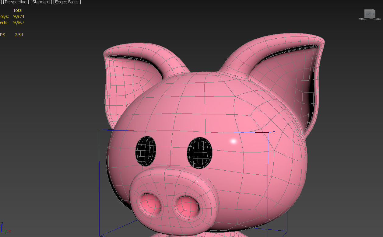 Character054 Rigged Pig 3D model_27