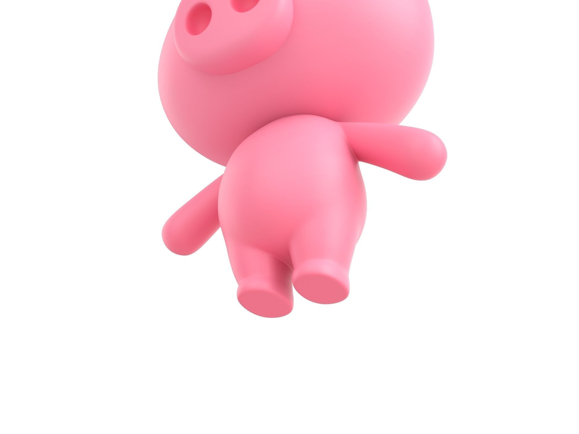 Character054 Rigged Pig 3D model_13
