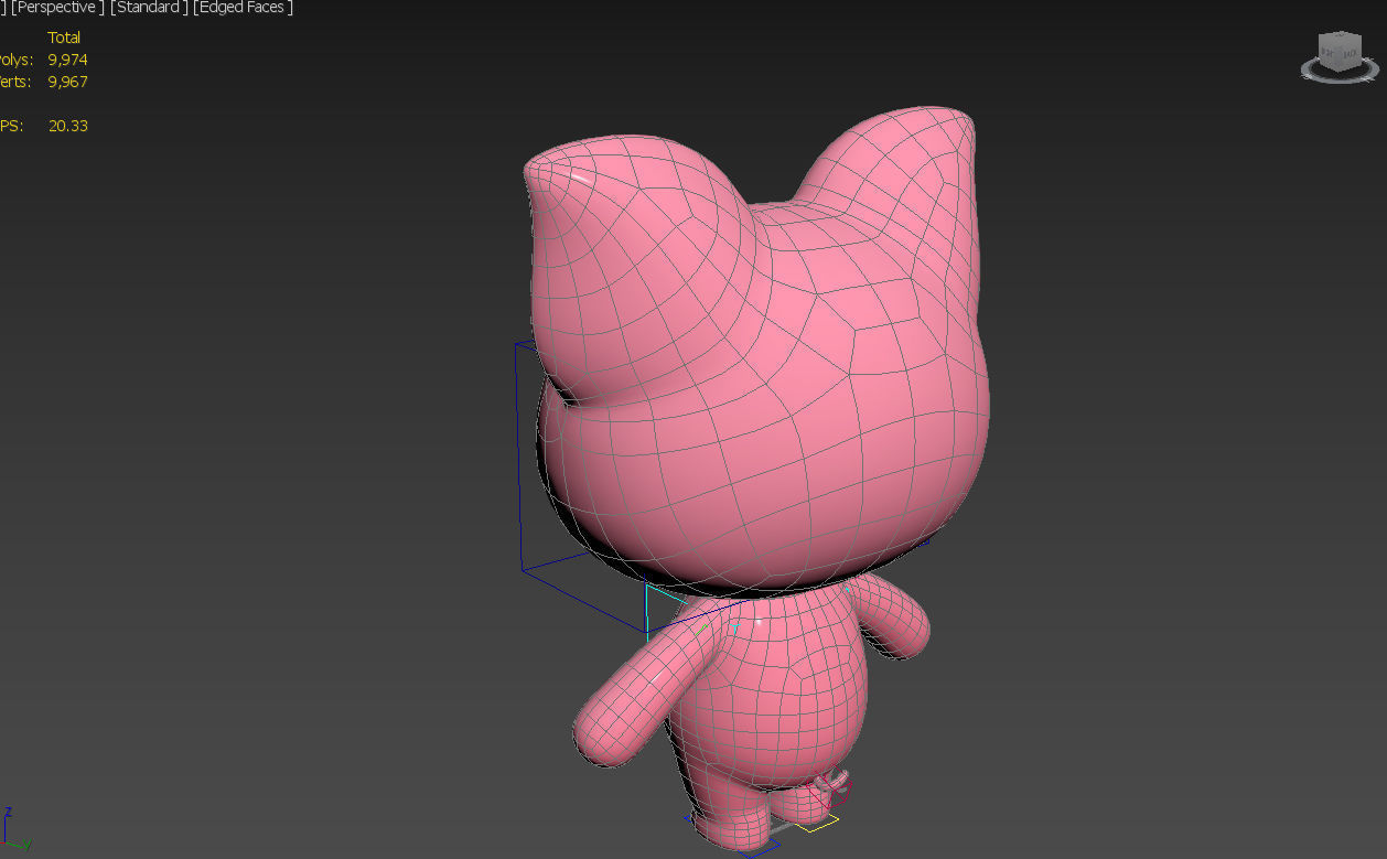 Character054 Rigged Pig 3D model_24