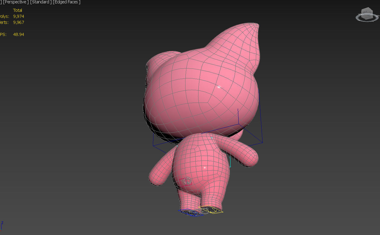 Character054 Rigged Pig 3D model_22