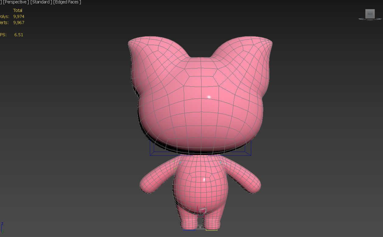 Character054 Rigged Pig 3D model_23