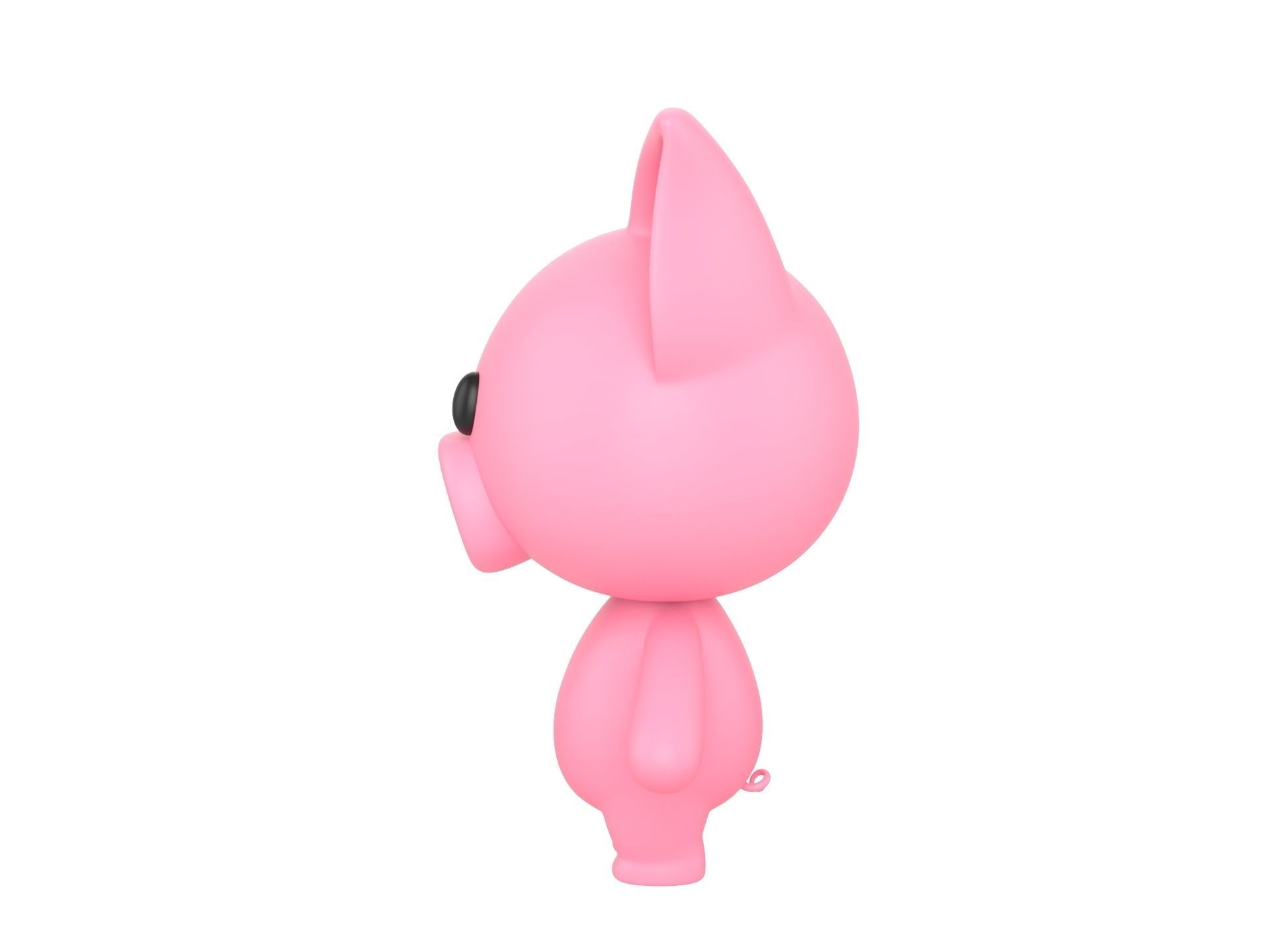 Character054 Rigged Pig 3D model_11