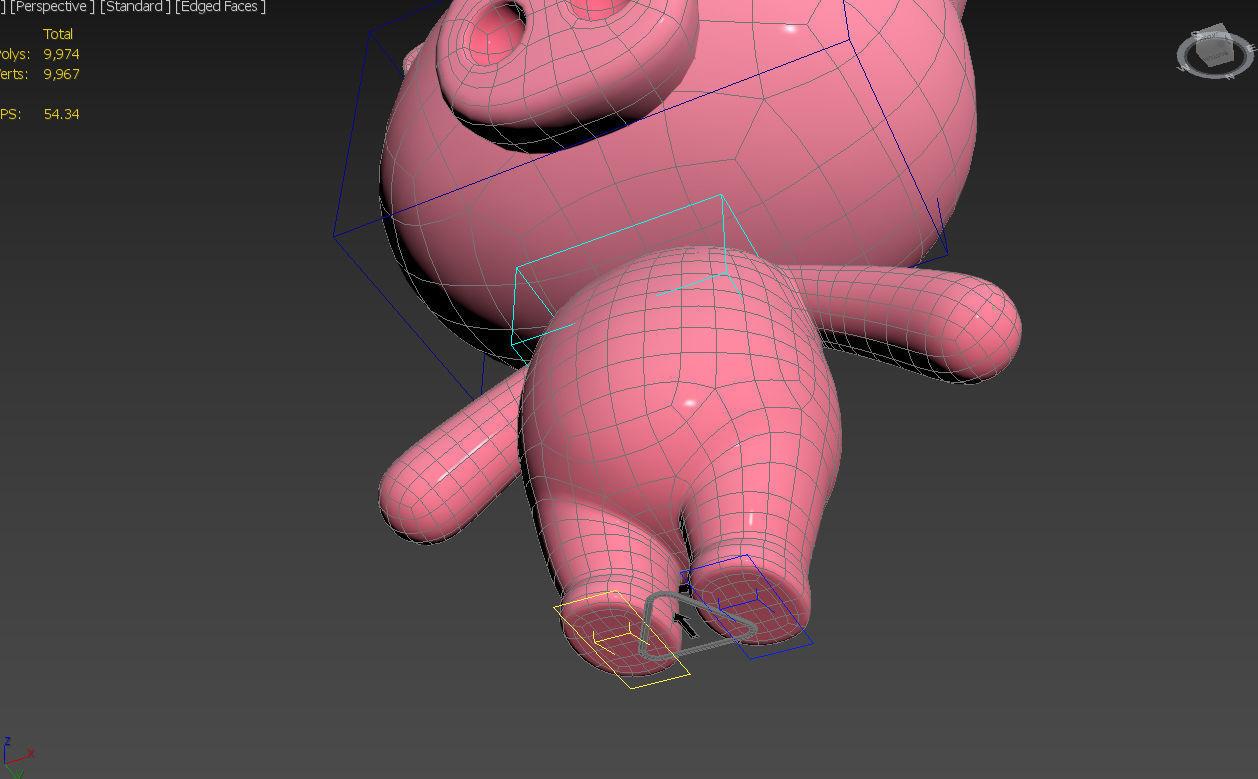 Character054 Rigged Pig 3D model_26