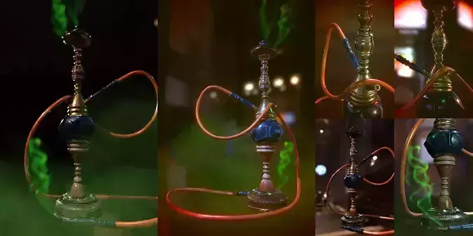 A retro hookah