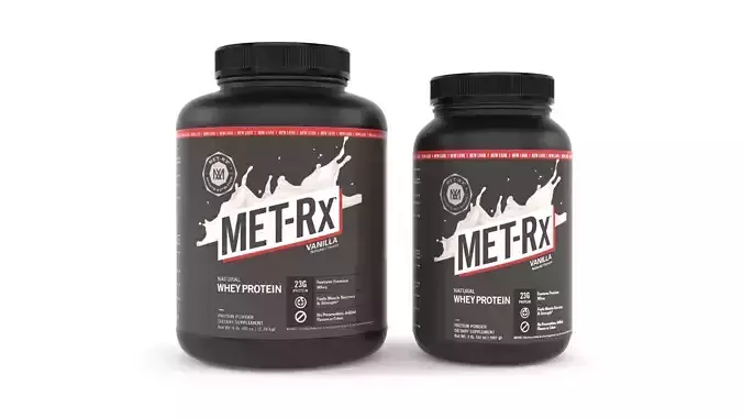 Protein Powder 3D model