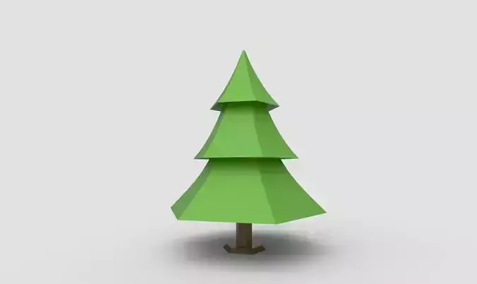 Tree Lowpoly christmas