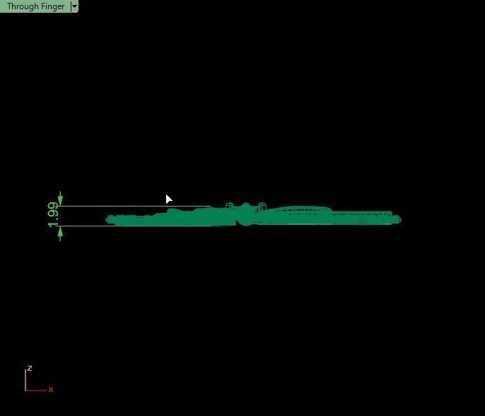 Magerit emerald necklace 3D print model_4