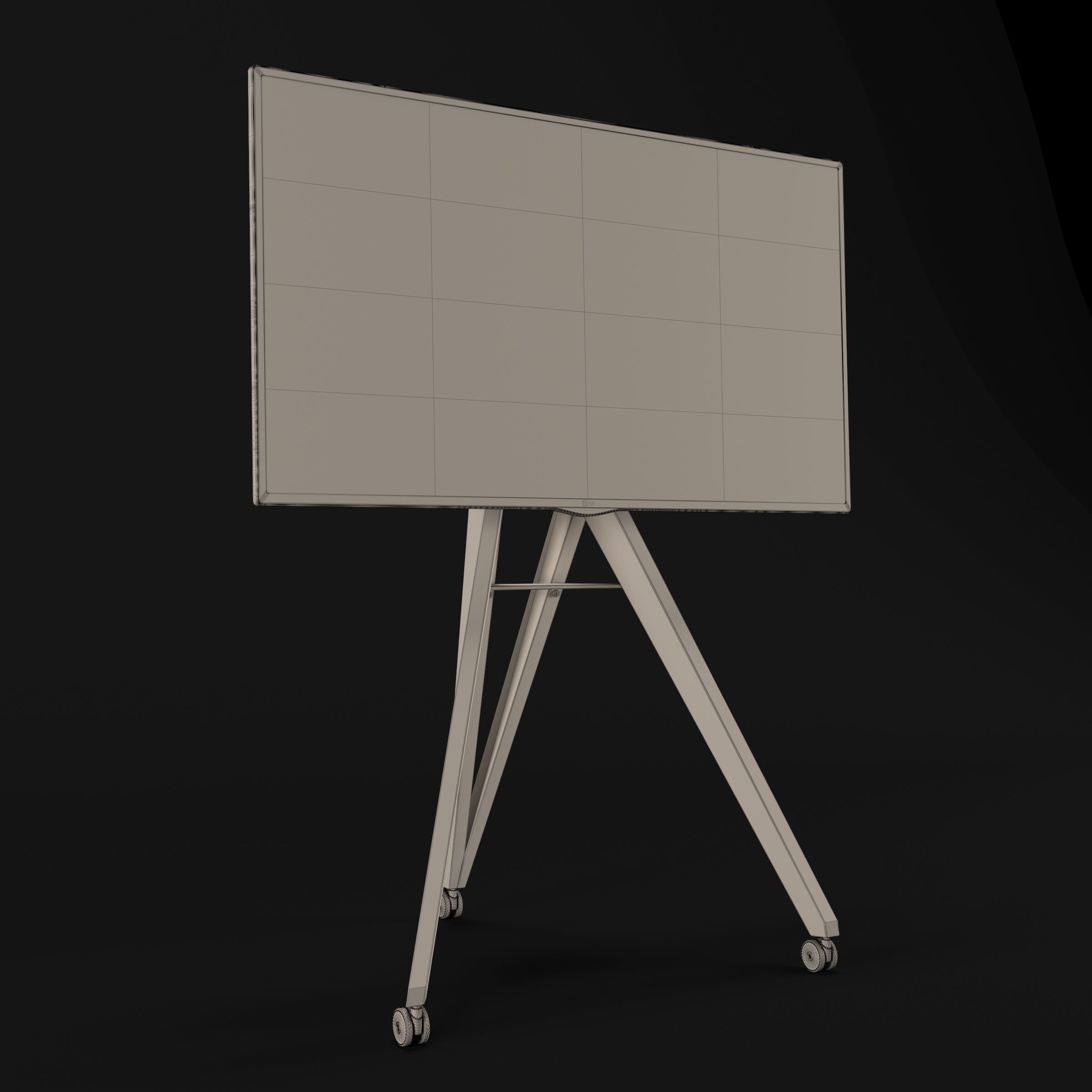 Roomours TV stand 3D model_9