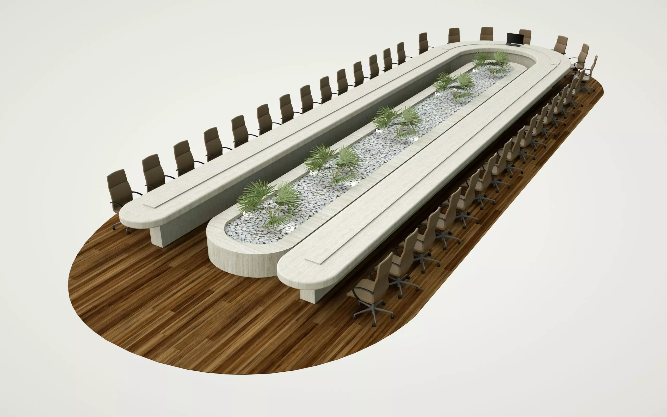 meeting table 3d model 3D model