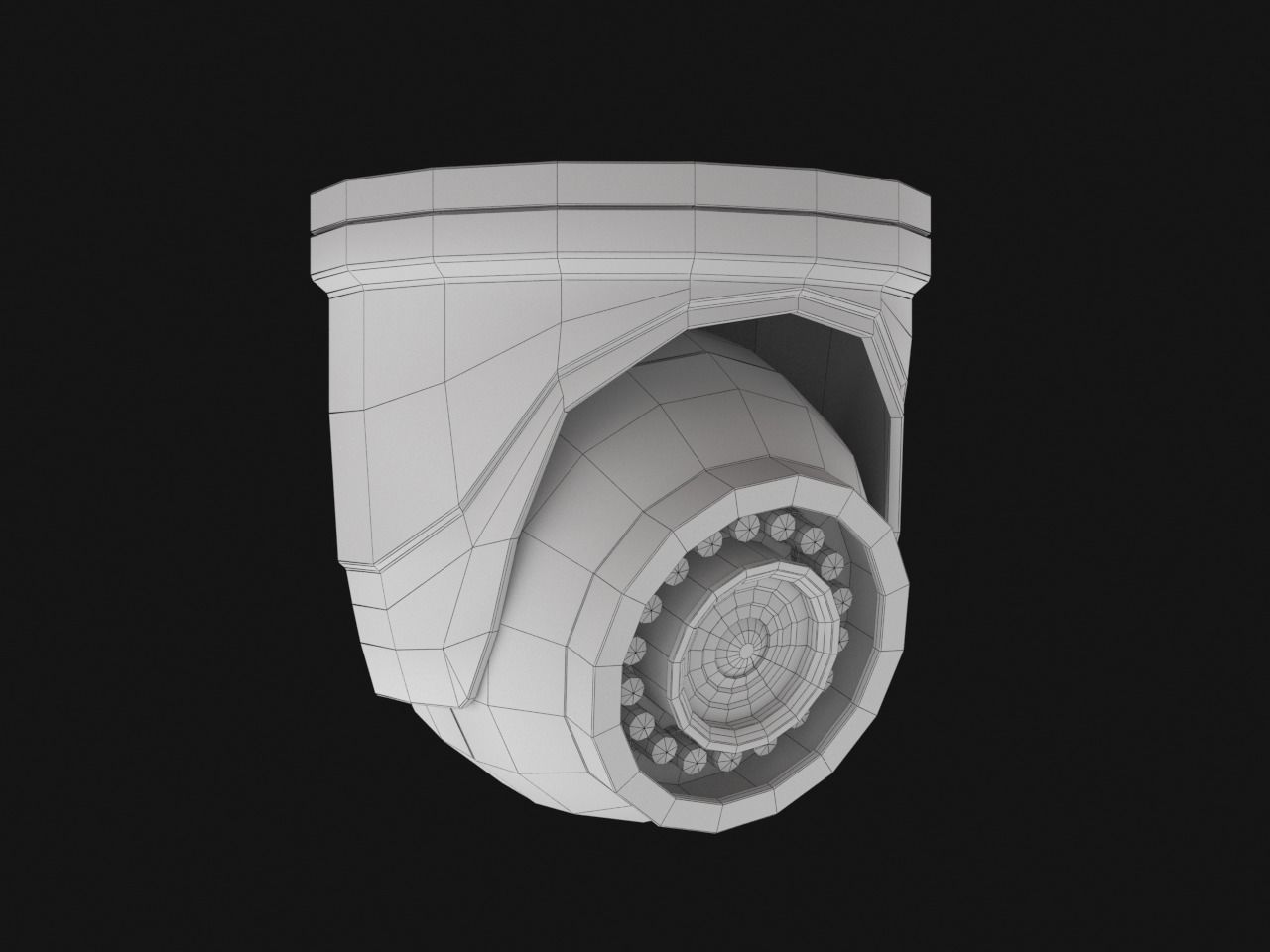 Security camera inza iz-a23 3D model_2