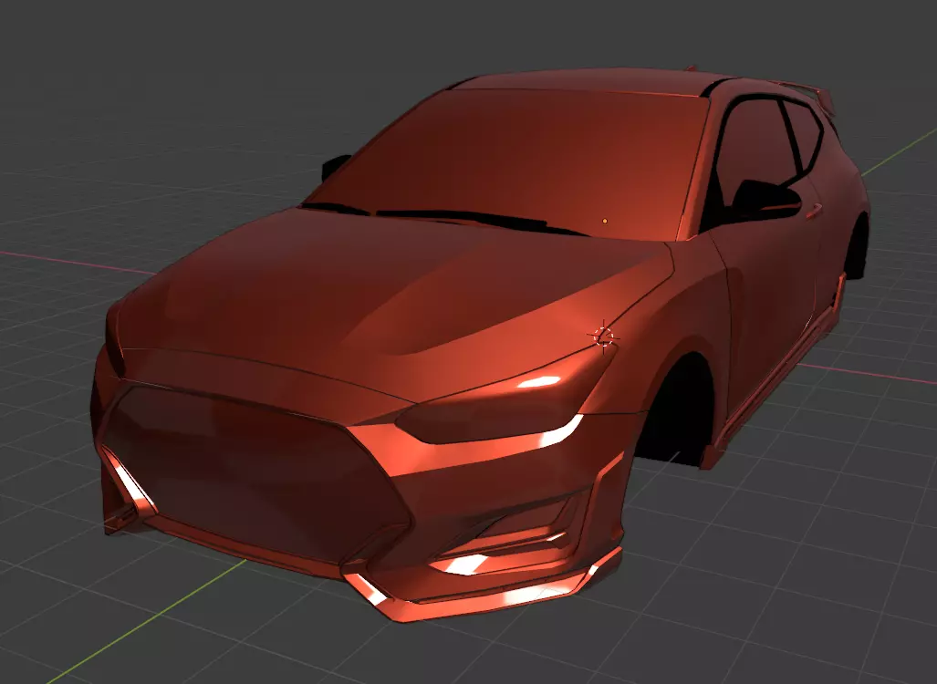 Hyundai Veloster N  2019  3D model_0