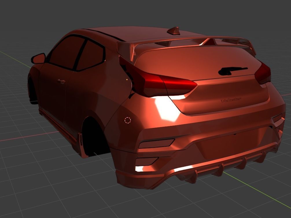 Hyundai Veloster N  2019  3D model_1