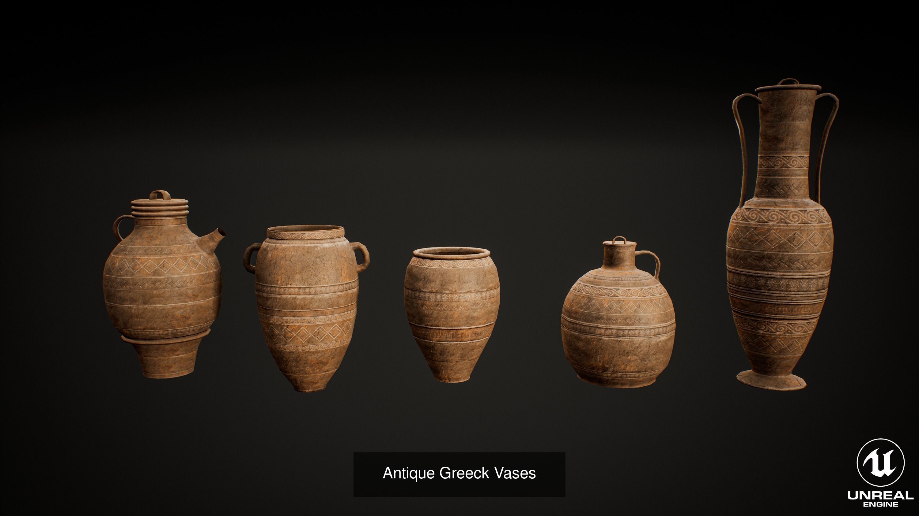 Antique Props pack 3D Model Collection_2