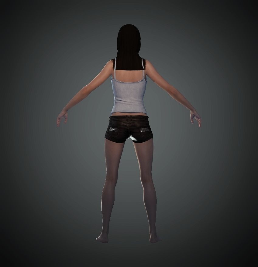 Unity Digital Human HS006 Free 3D model_3
