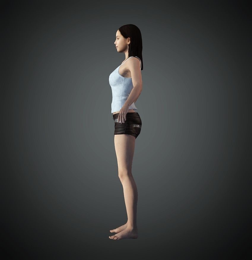 Unity Digital Human HS006 Free 3D model_2