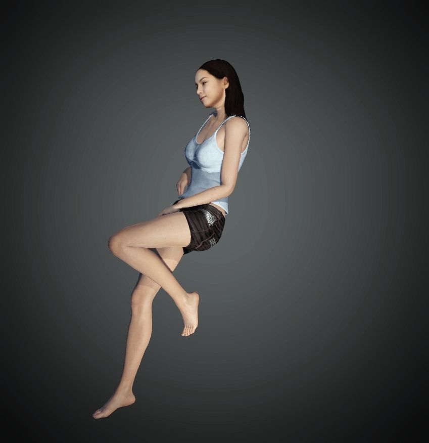 Unity Digital Human HS006 Free 3D model_5