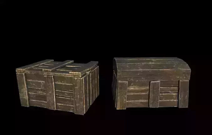 storage chest 3D model