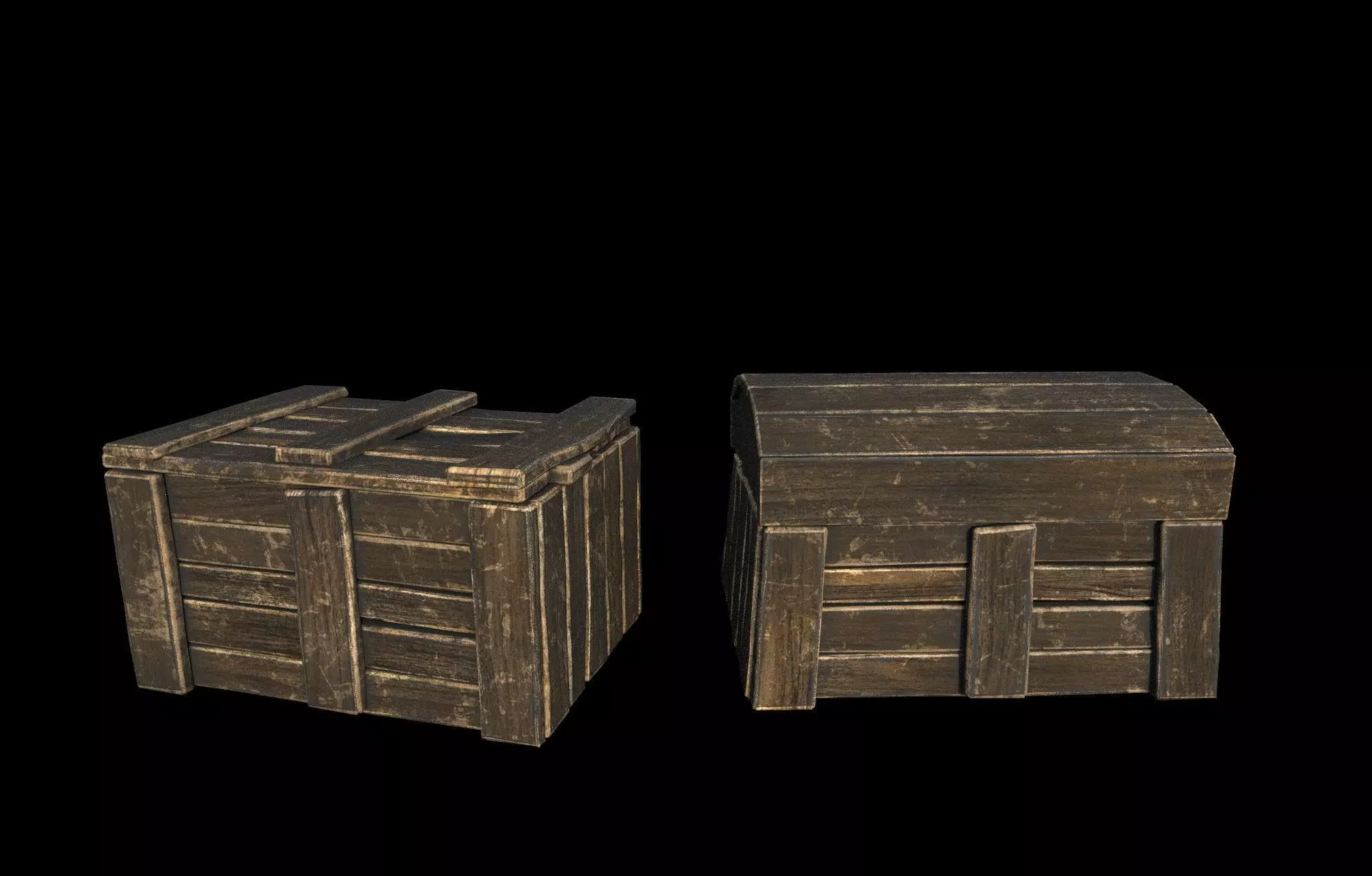 storage chest 3D model_0