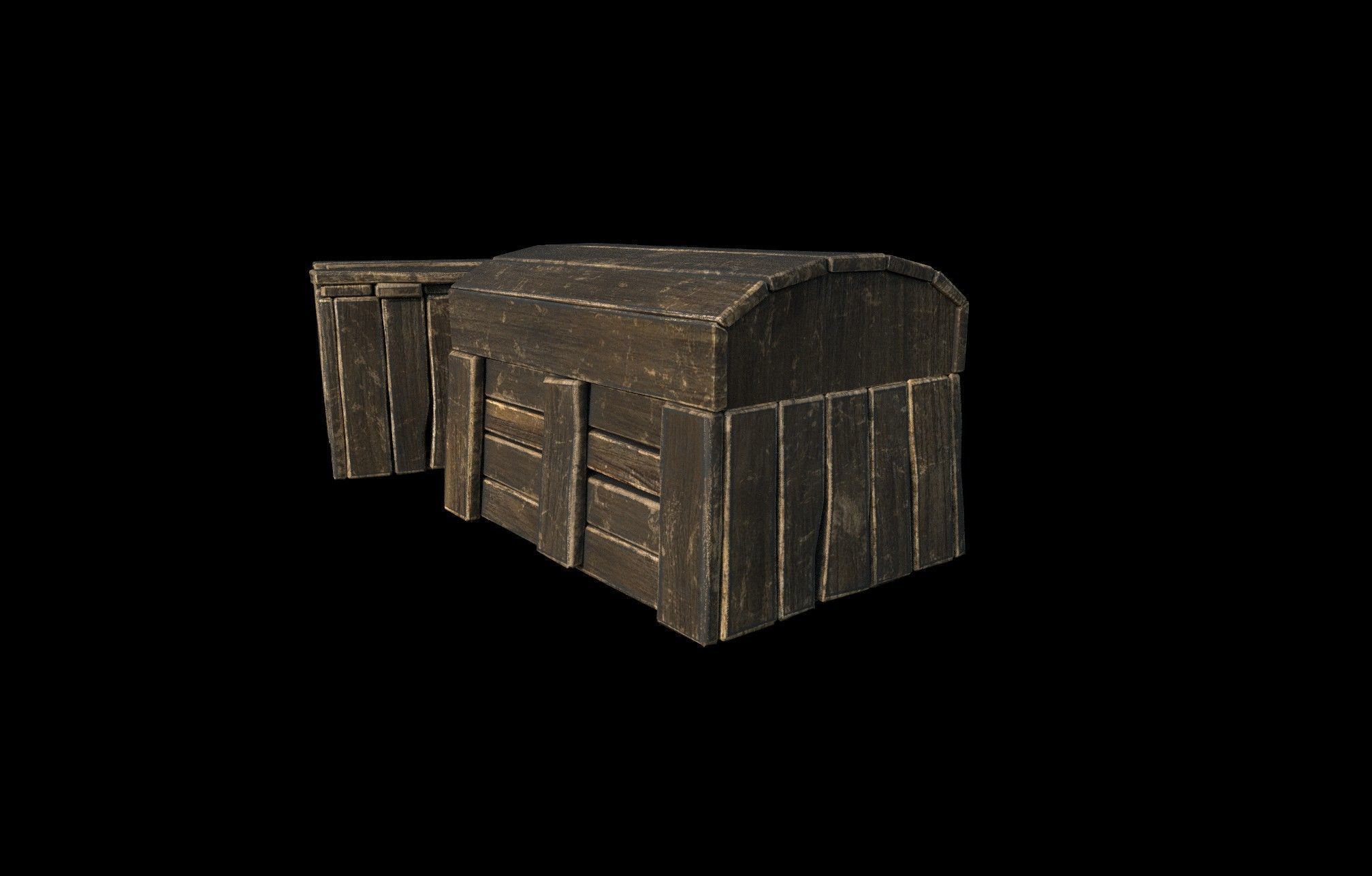 storage chest 3D model_3