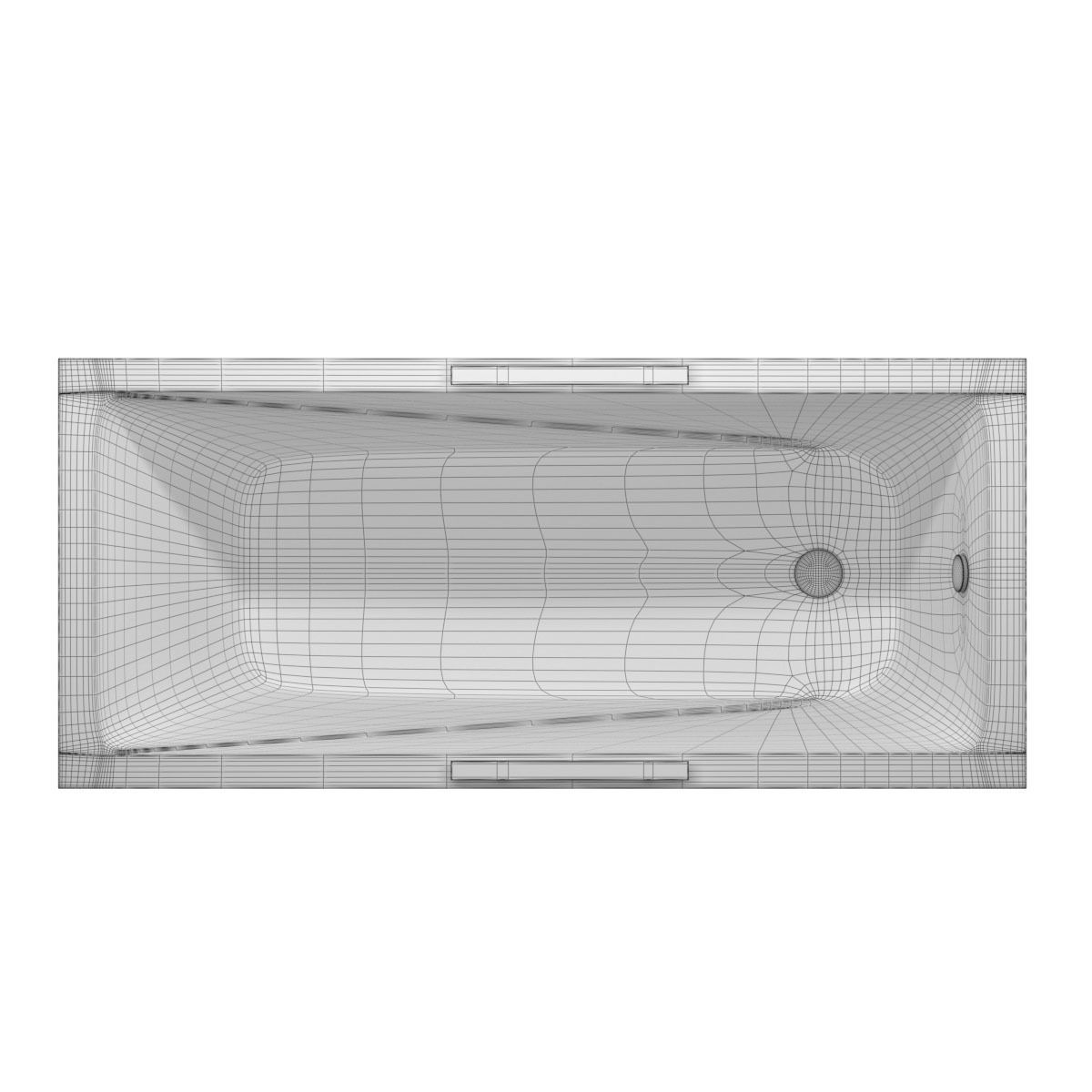 MODERN RECTANGULAR BATH 3D model_4