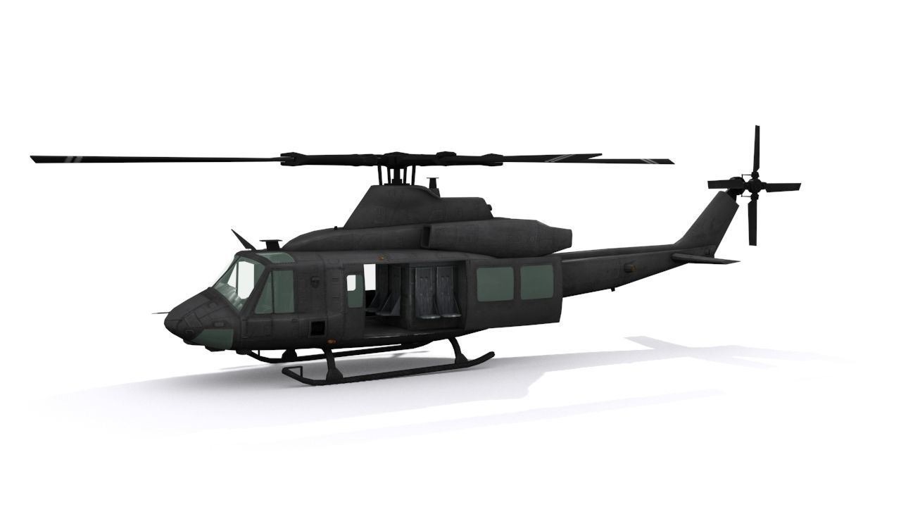 UH 1 Y Venom Low-poly 3D model_5