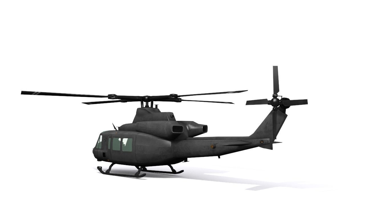 UH 1 Y Venom Low-poly 3D model_2