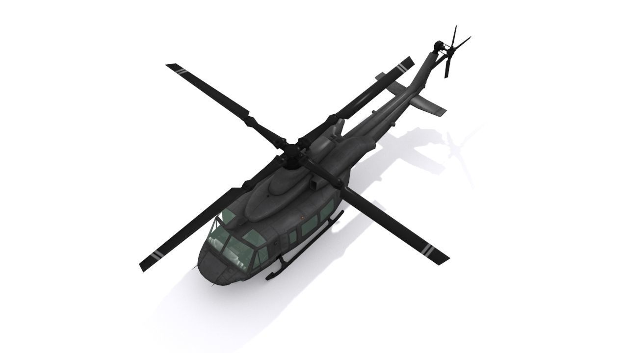 UH 1 Y Venom Low-poly 3D model_4
