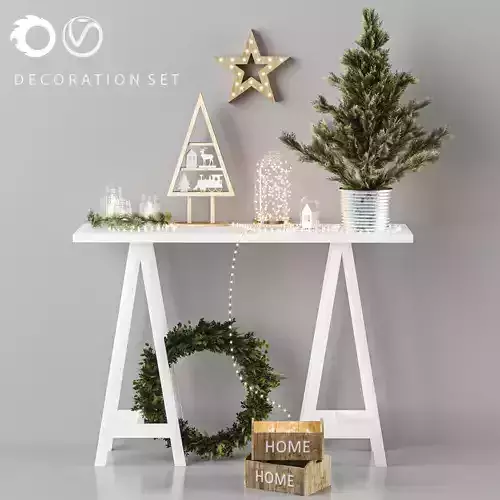 Decorative set christmas decoration