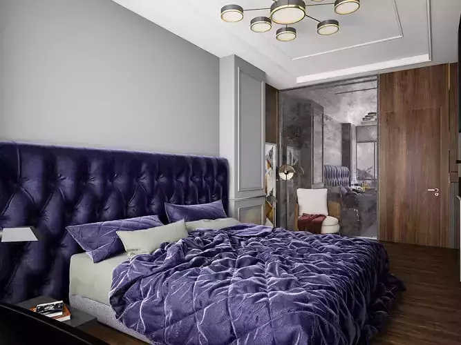 Bedroom Design with Bahthub