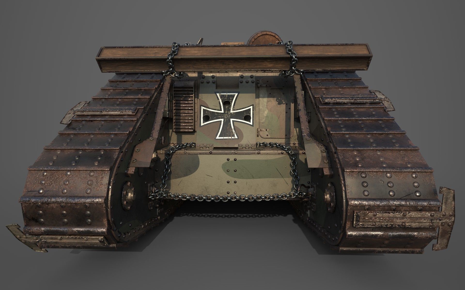 Mark IV Male 3D model_4
