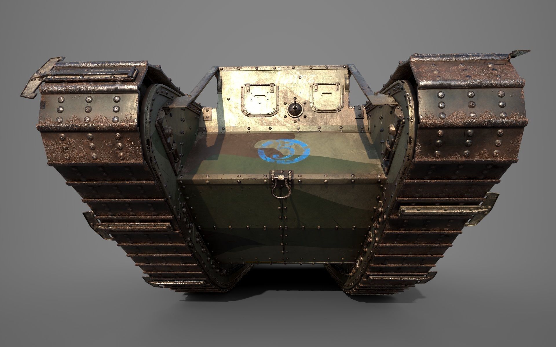 Mark IV Male 3D model_1