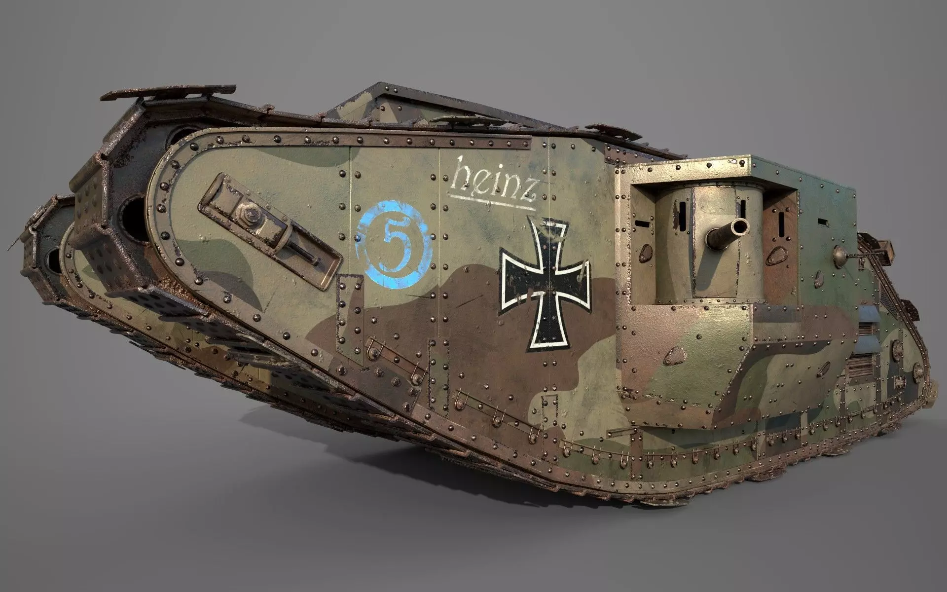 Mark IV Male 3D model_0