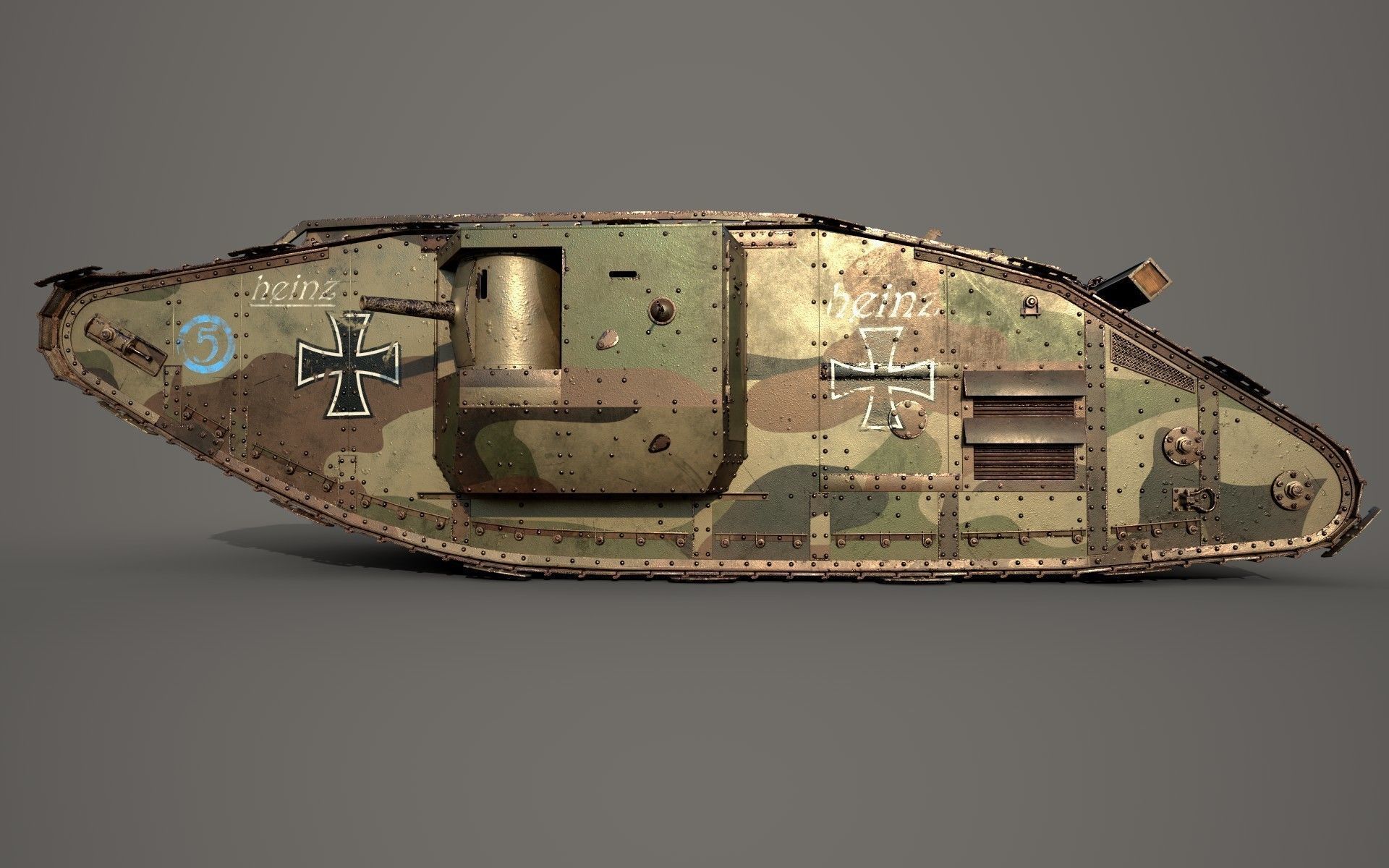 Mark IV Male 3D model_2