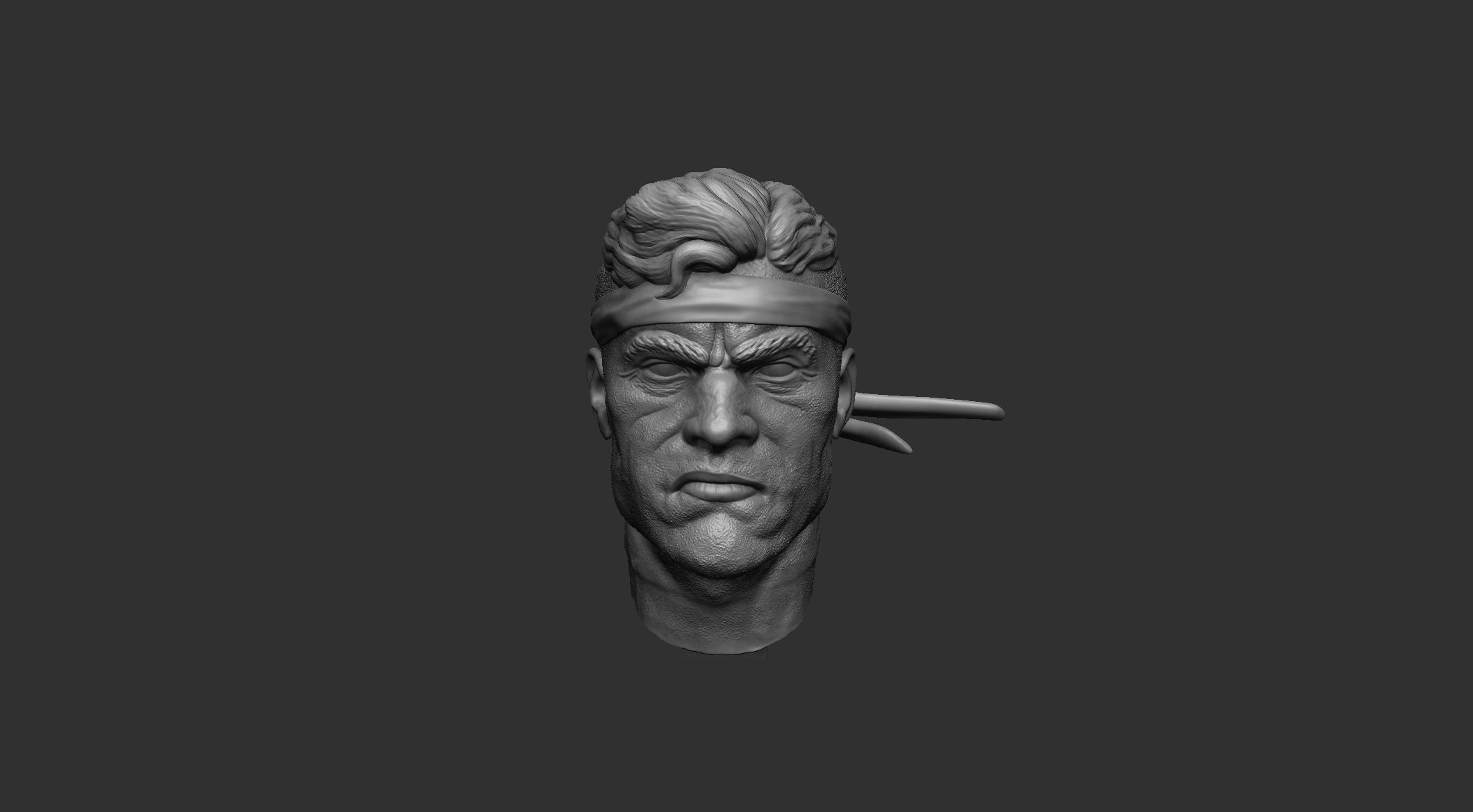 The Punisher Head  3D print model_2