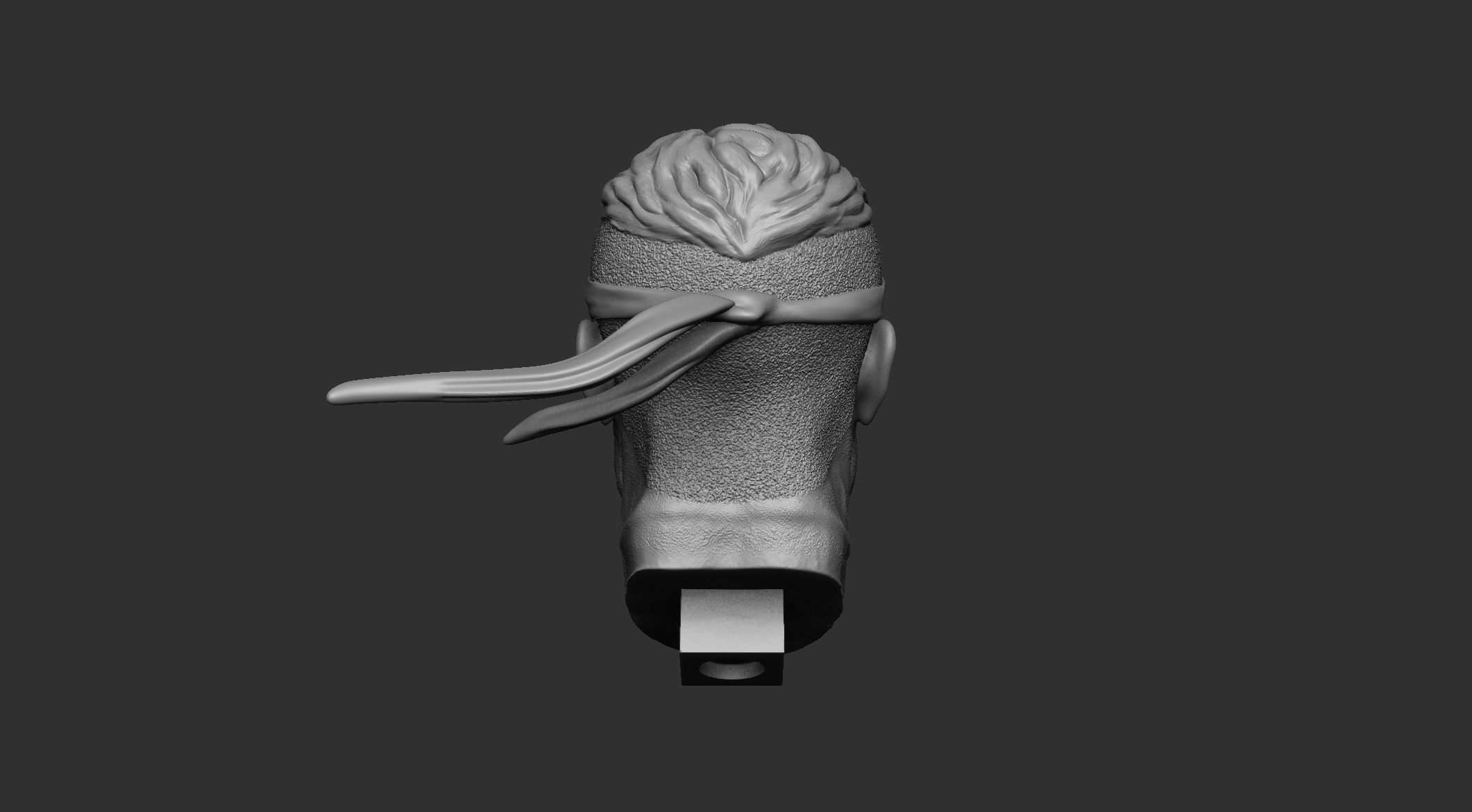 The Punisher Head  3D print model_3
