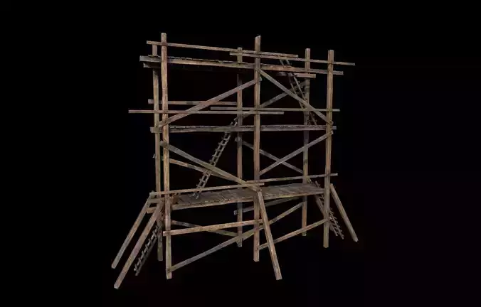 Wooden Gothic Scaffold